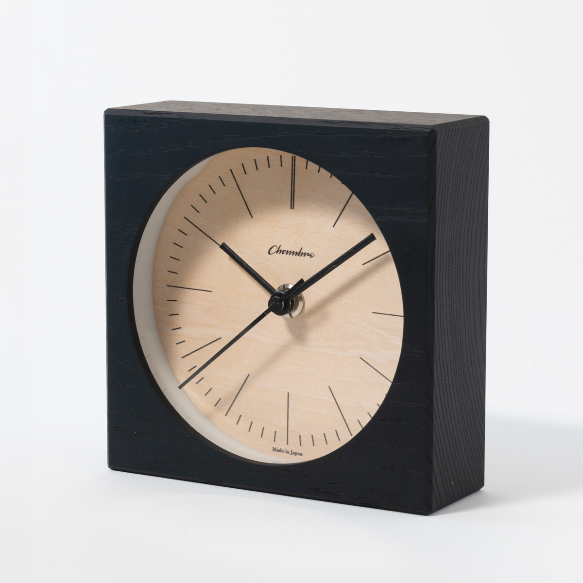 Chambre LINE DESK CLOCK 置き時計 BLACK