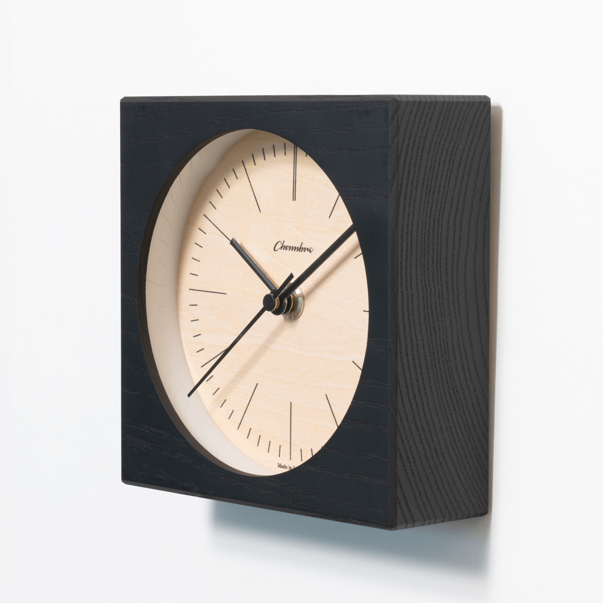 Chambre LINE DESK CLOCK 置き時計 BLACK
