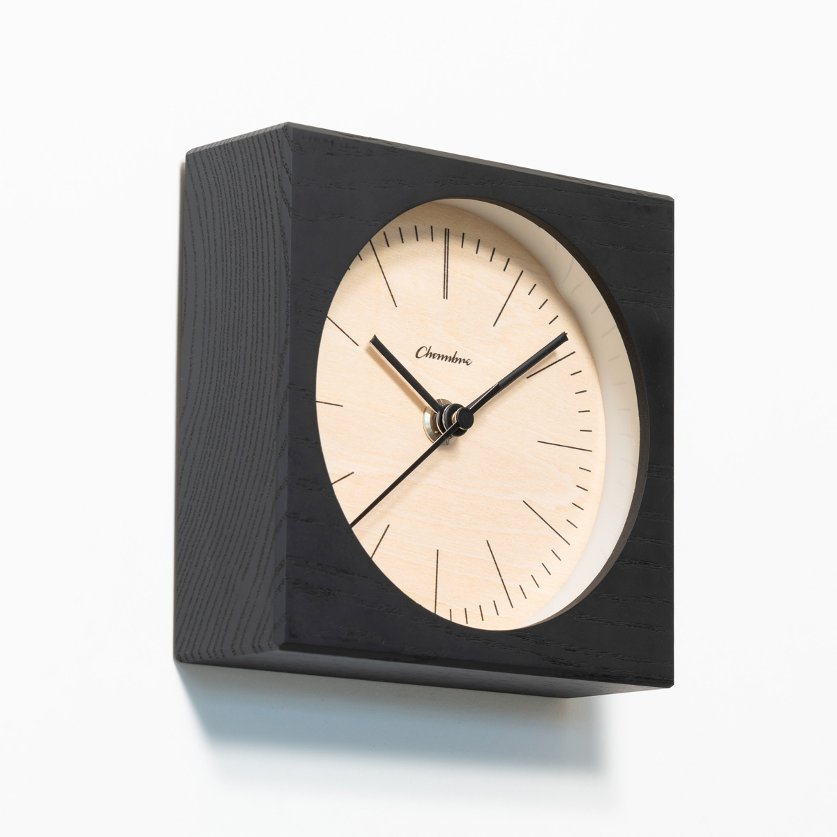 Chambre LINE DESK CLOCK 置き時計 BLACK