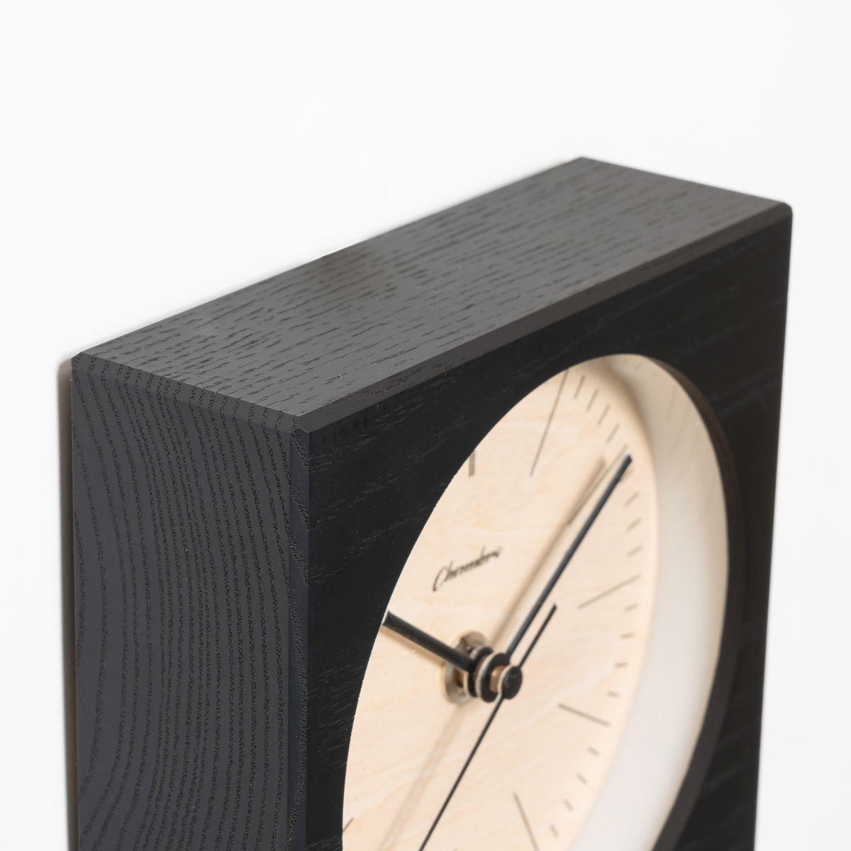 Chambre LINE DESK CLOCK 置き時計 BLACK