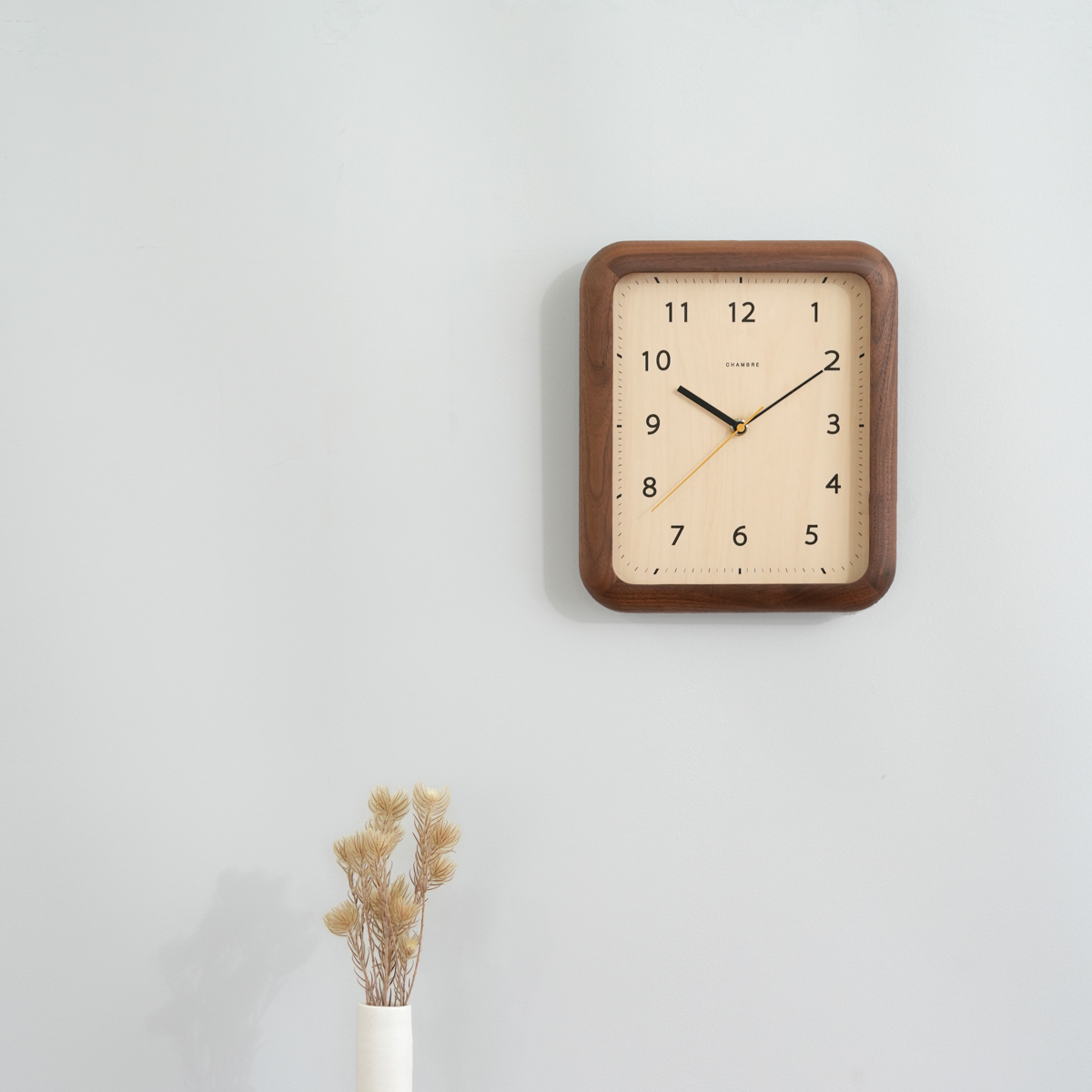 Chambre BOOK CLOCK 掛け時計 WALNUT