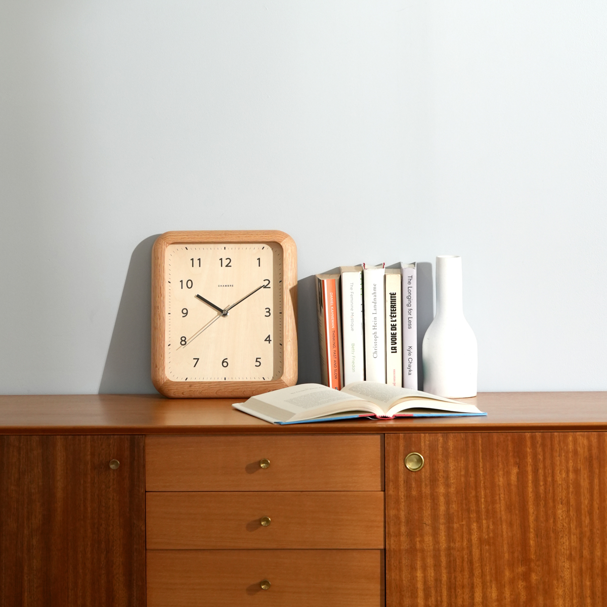 Chambre BOOK CLOCK 掛け時計 OAK