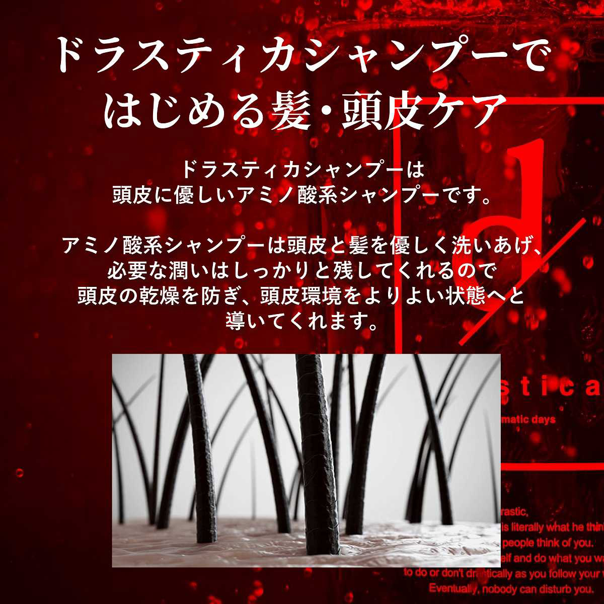 drastica（ドラスティカ） スカルプケアシャンプー 400ml