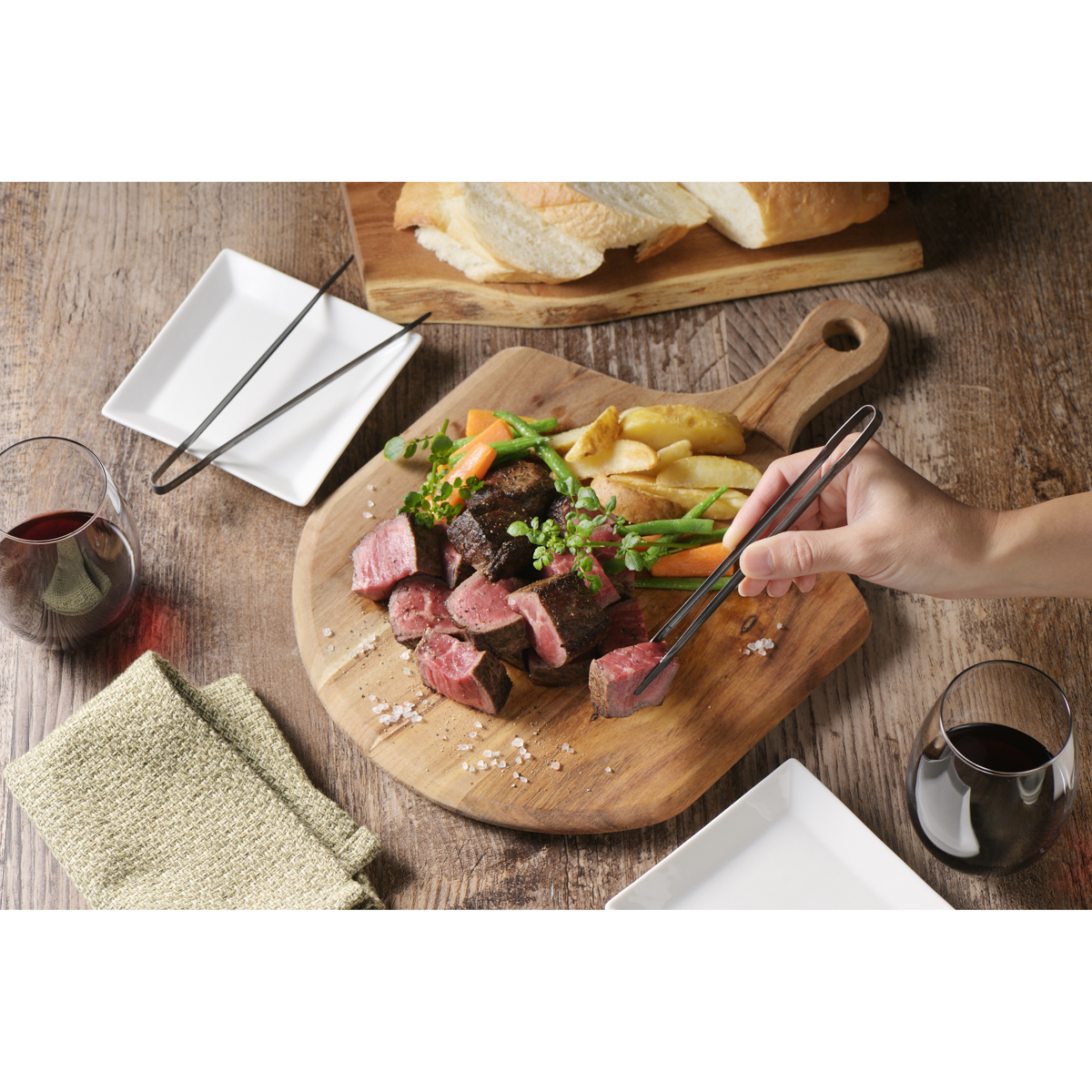 lifestyle tongs　BLACK