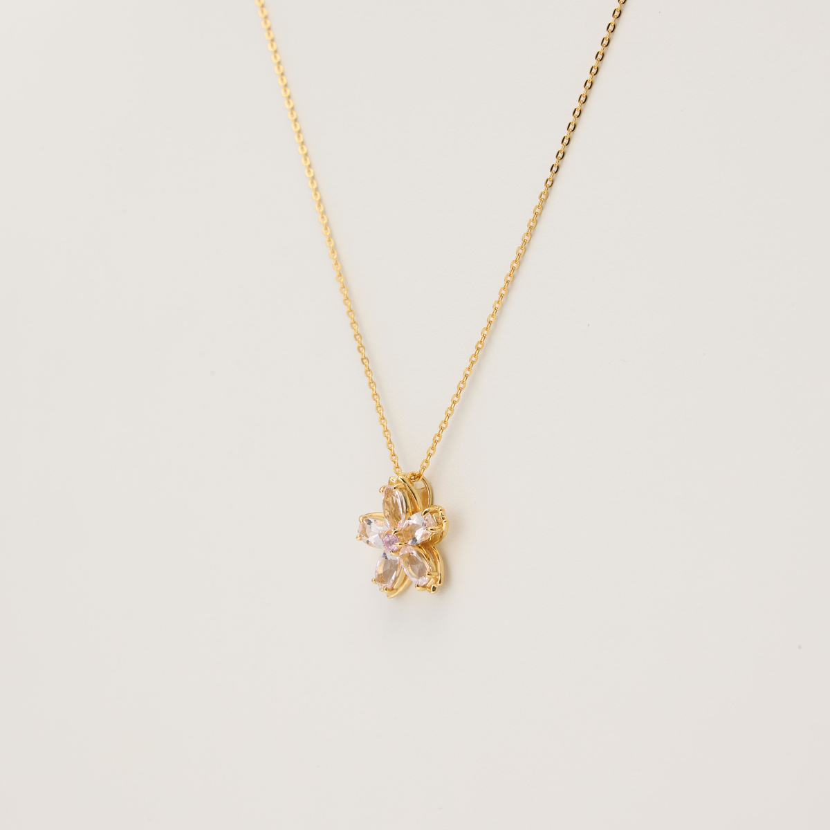 シルバー モルガナイト0.5ctUP ペンダント