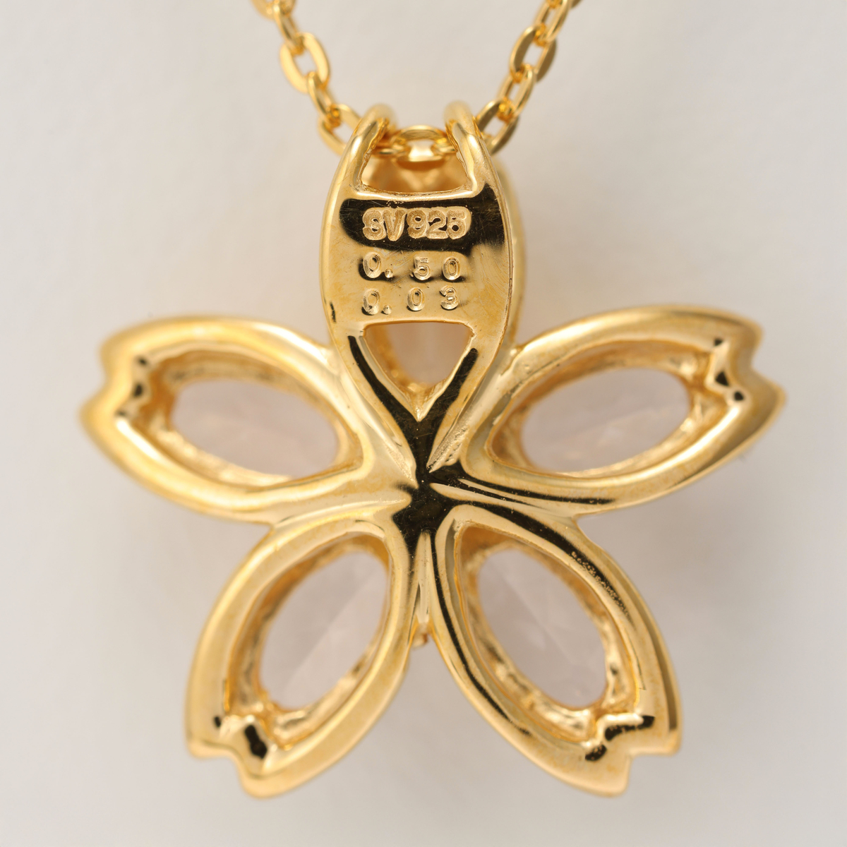 シルバー モルガナイト0.5ctUP ペンダント