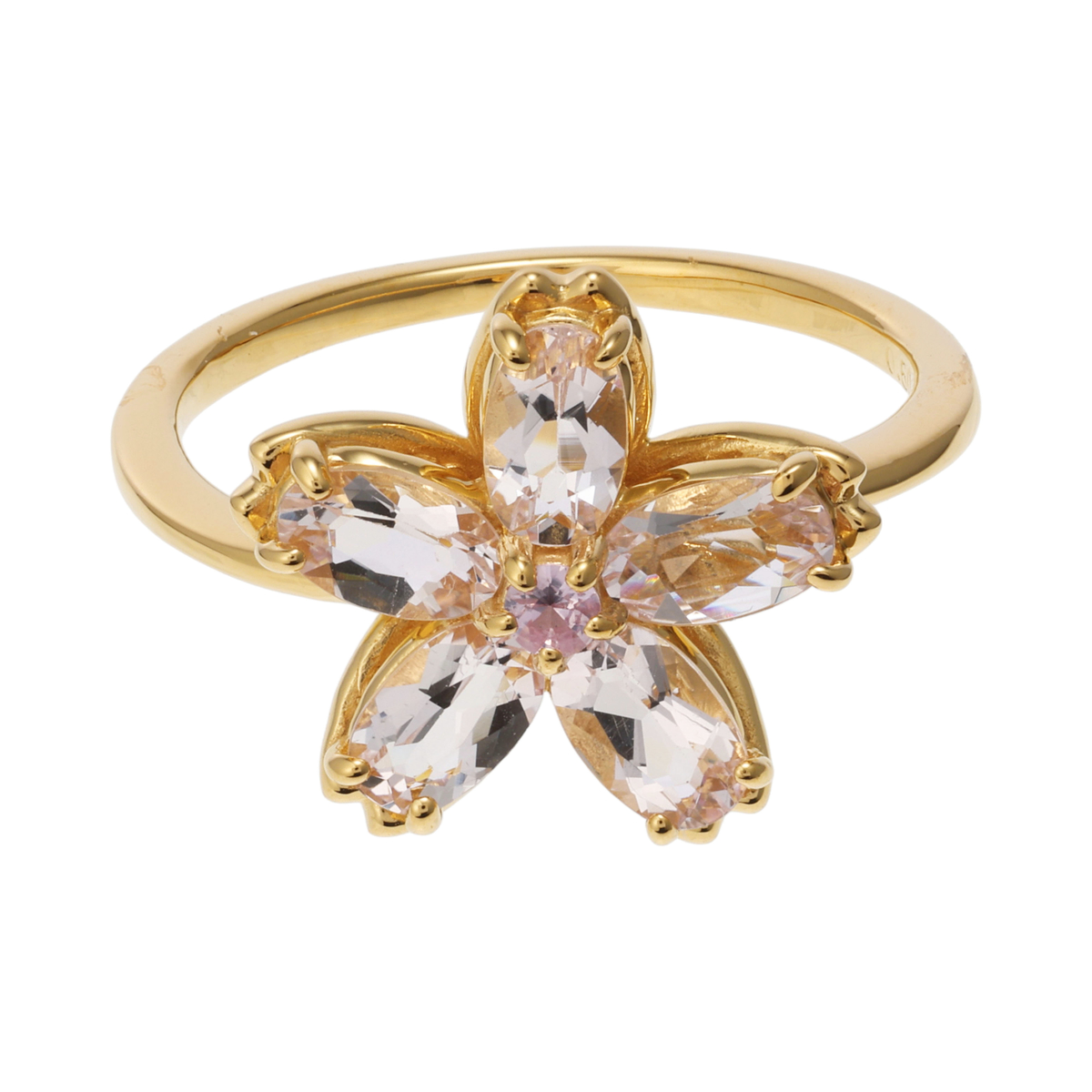 シルバー モルガナイト0.5ctUP リング