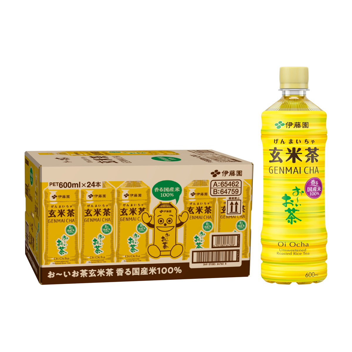 伊藤園　おーいお茶 玄米茶 PET 600ml（24本入り）　251231