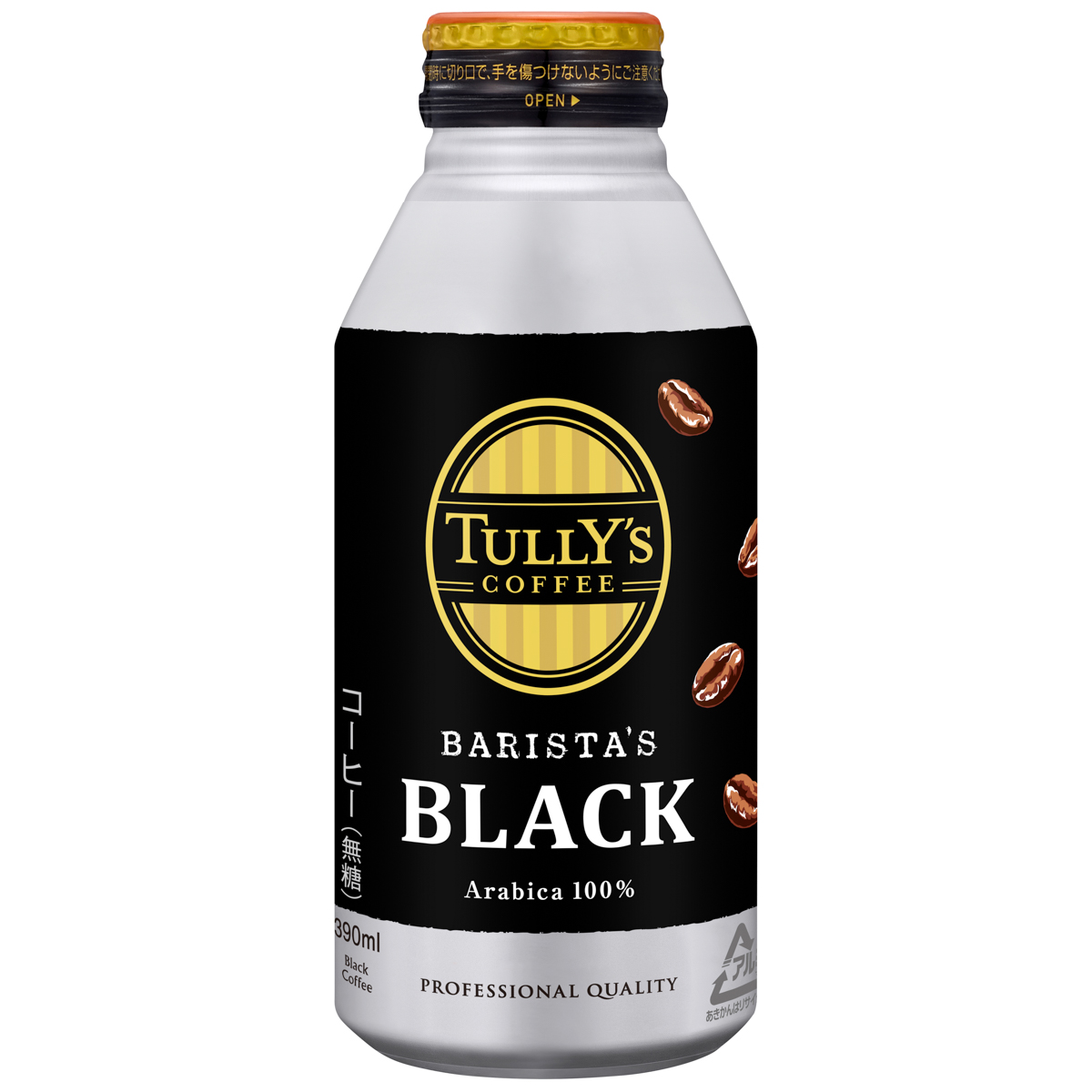 伊藤園 タリーズコーヒー バリスタズ ブラック 390ml(24本入り)