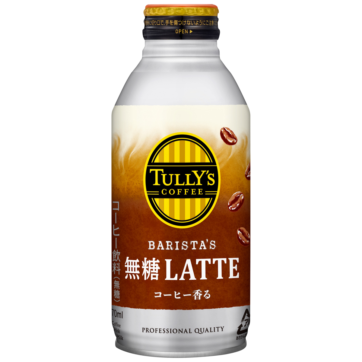伊藤園　タリーズコーヒー バリスタズ 無糖ラテ 370ml（24本入り）