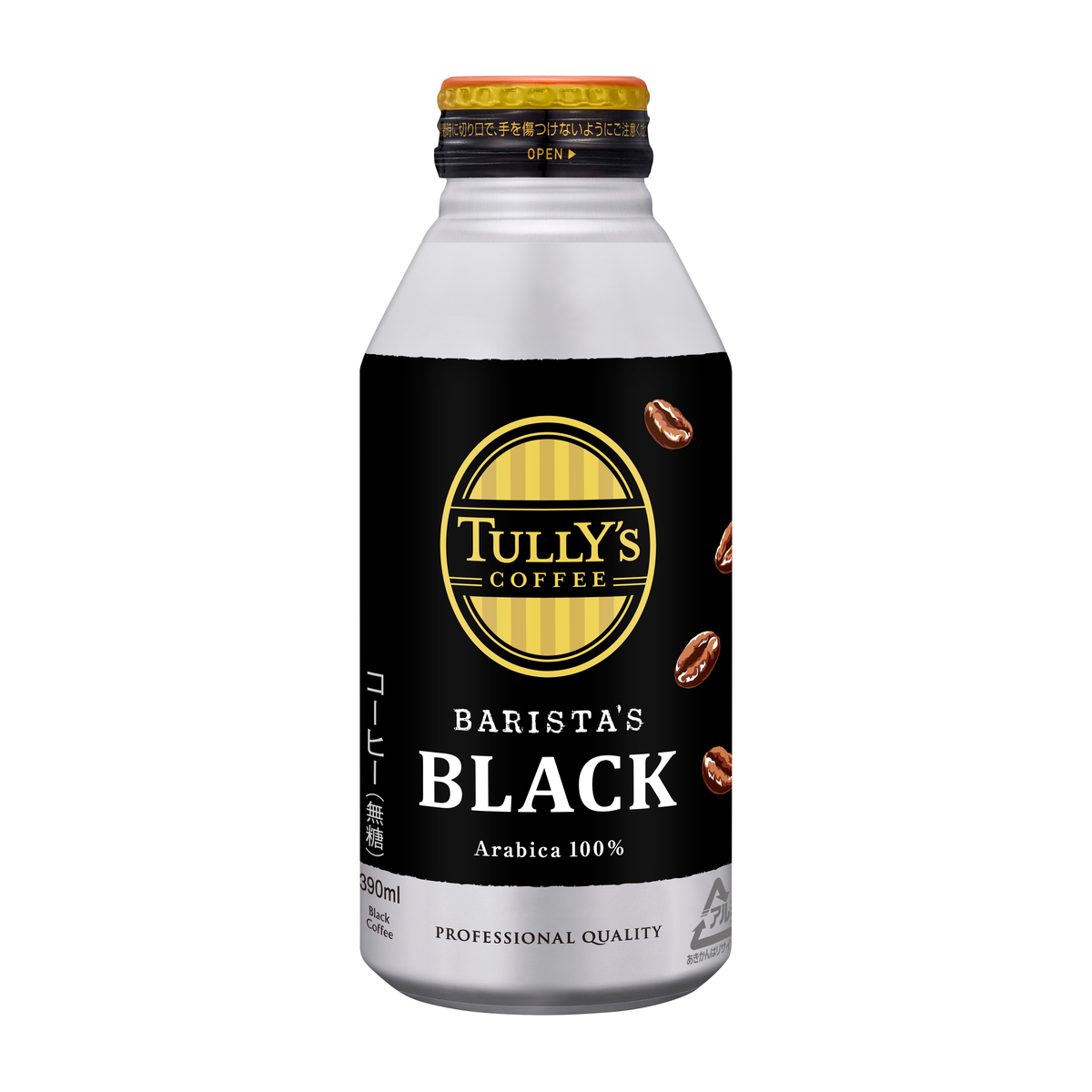 伊藤園　タリーズコーヒー バリスタズ ブラック 390ml　260430