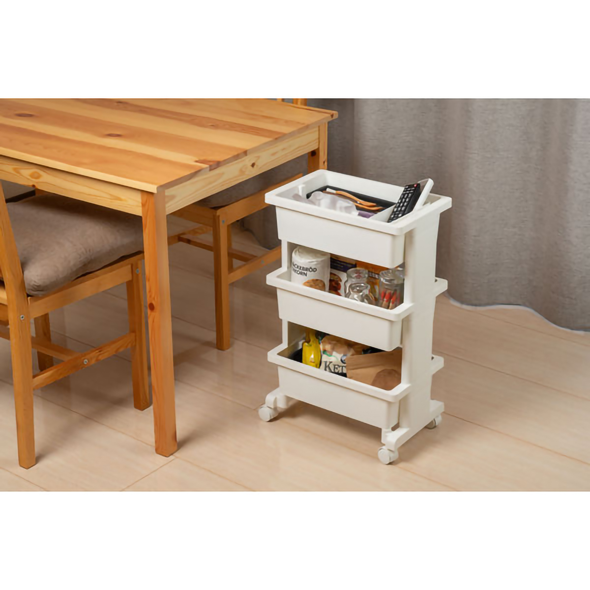 リセスタイル モバイルワゴンミニ 3段