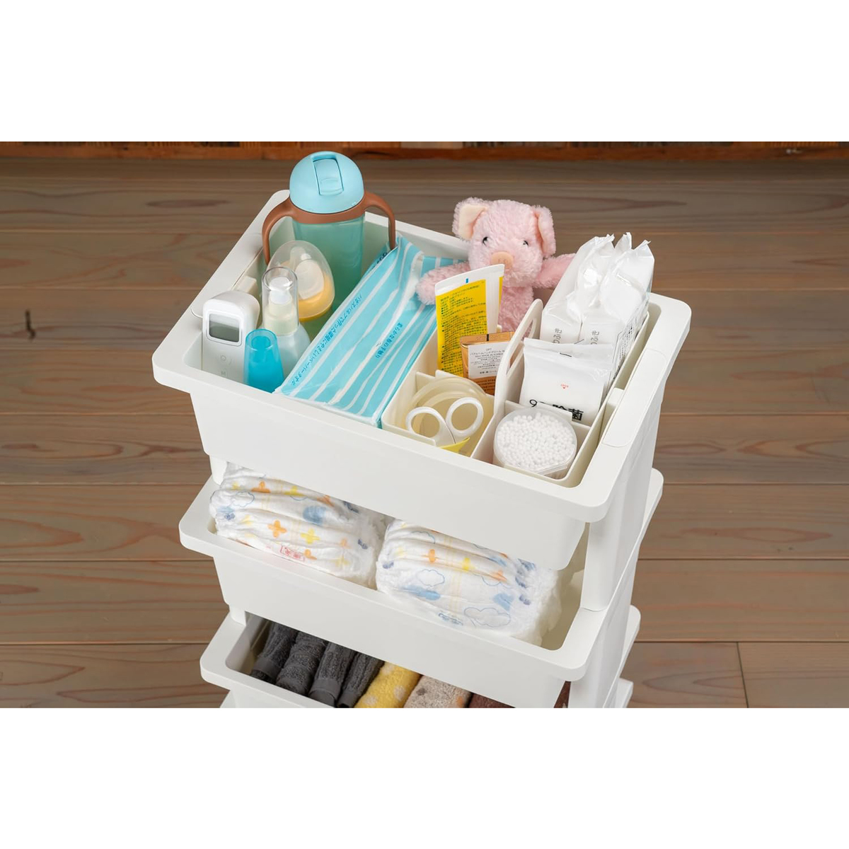 リセスタイル モバイルワゴンミニ 3段