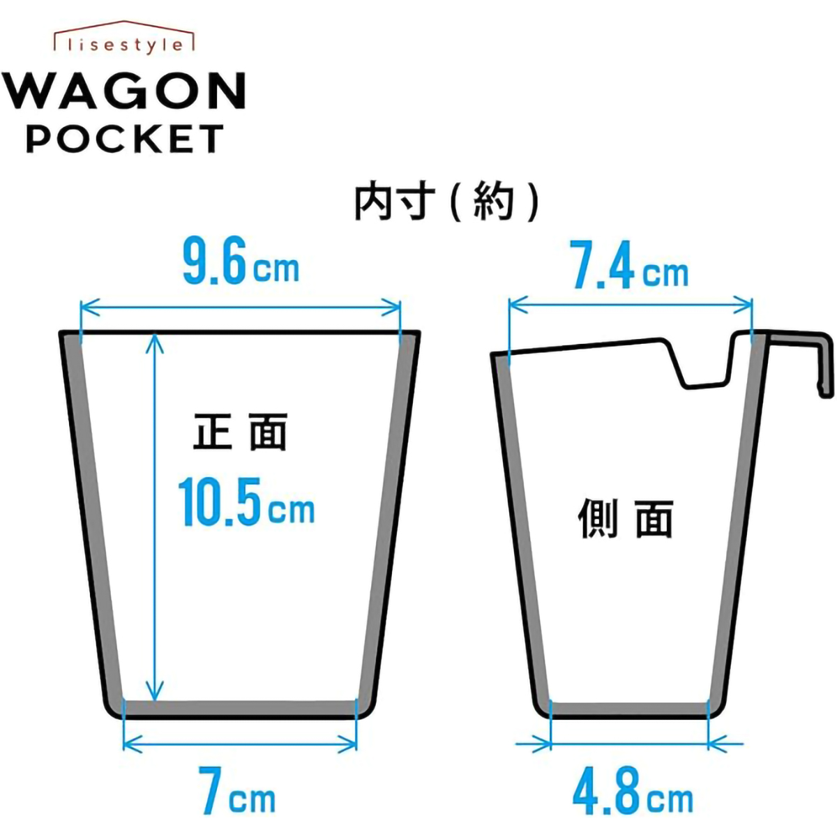 リセスタイル ワゴンポケット 4個セット