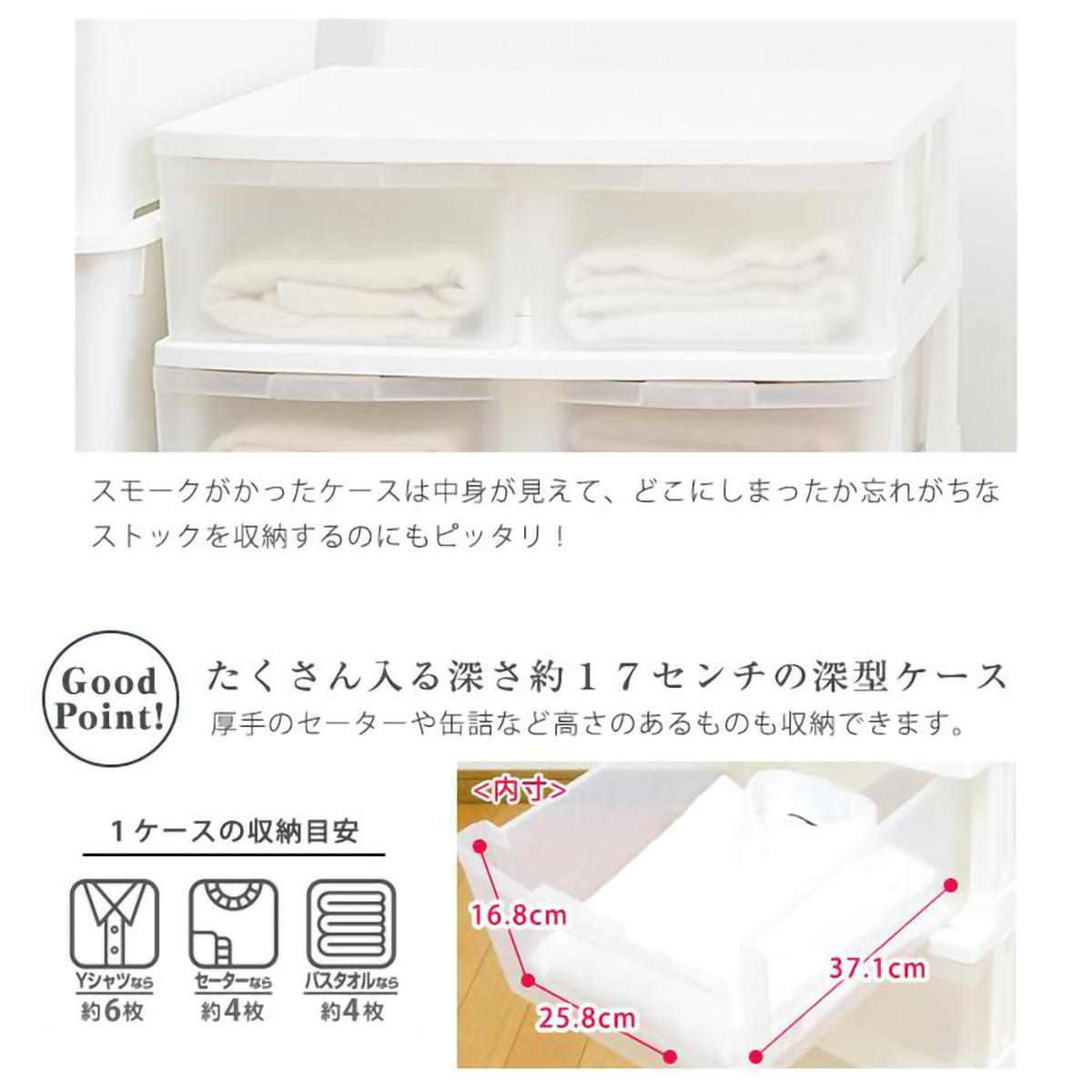 EWエミングストッカー6引出し