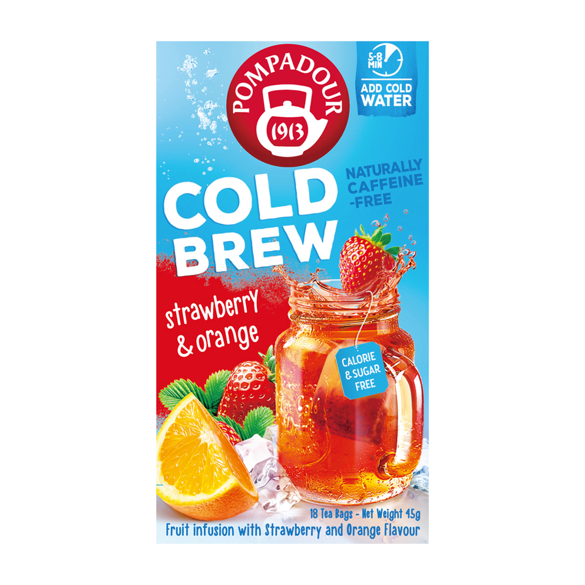 ポンパドール　コールドブリュー ストロベリー＆オレンジ