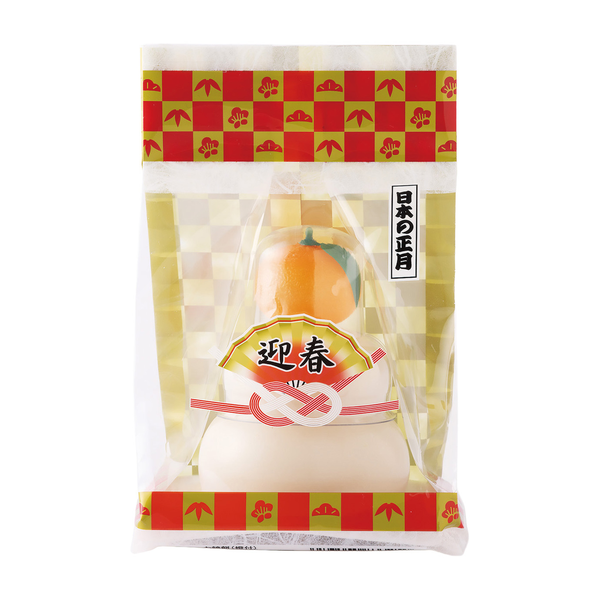 日本の正月　鏡餅　橙付　160g