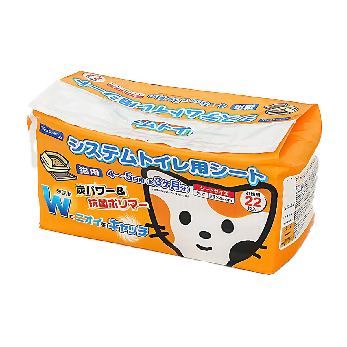 ｎｅｋｏｎｅｒｕ　システムトイレ用シート　２２枚