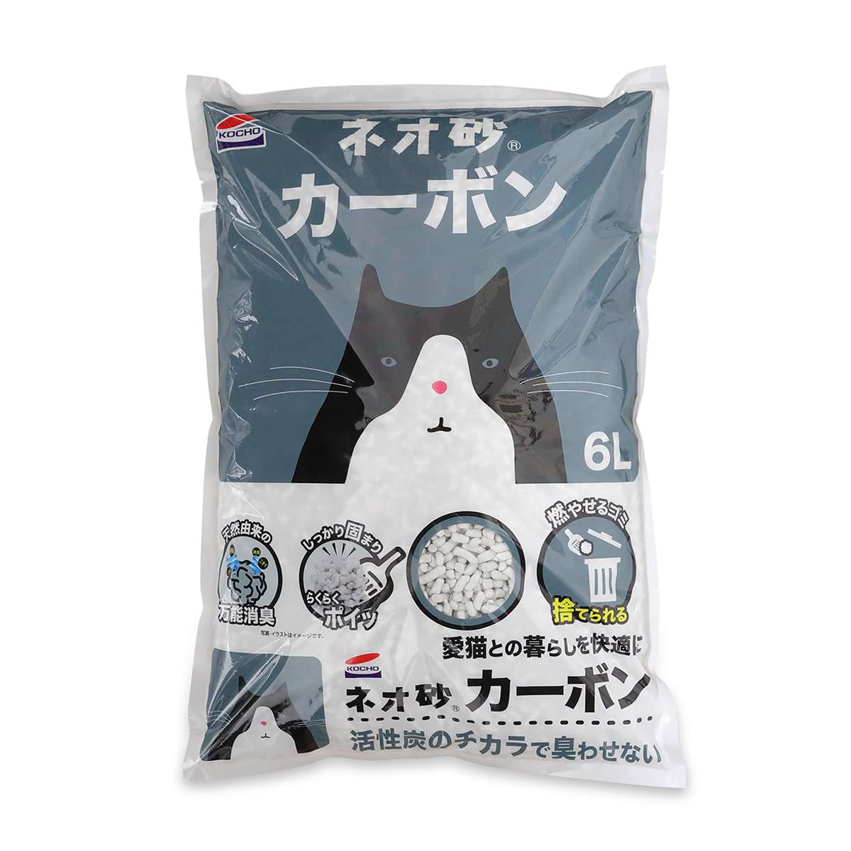【ペット】ネオ砂カーボン　６Ｌ