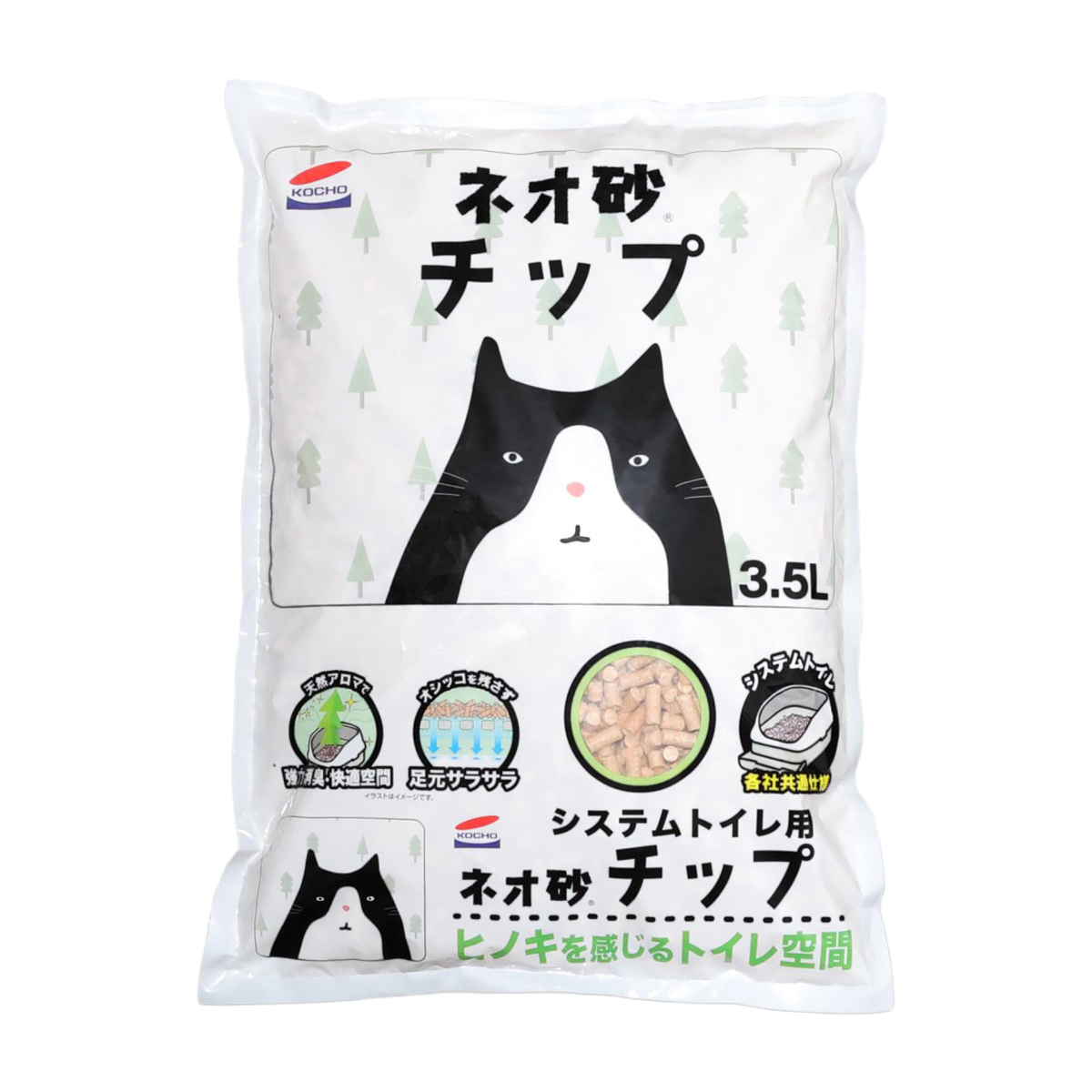 【ペット】システムトイレ用ネオ砂チップ　３．５Ｌ