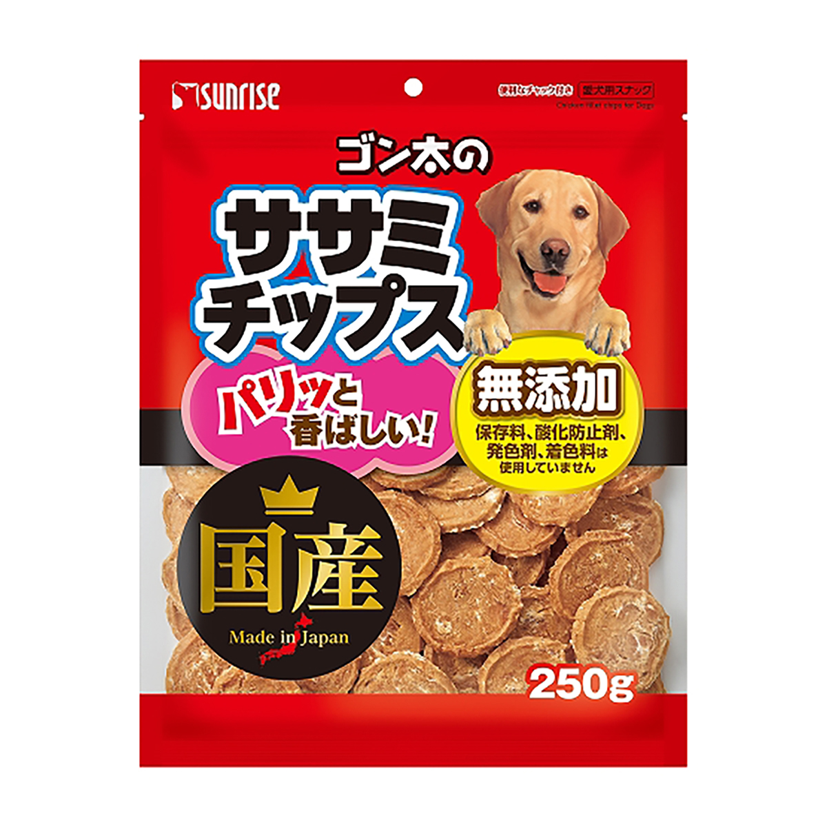 【ペット】ゴン太のササミチップス　２５０ｇ