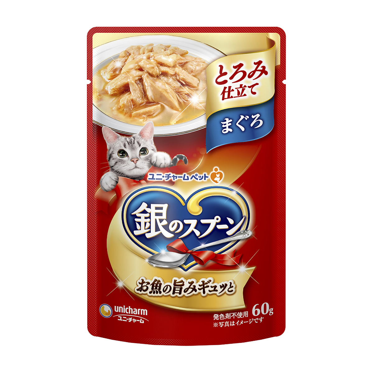 【ペット】銀のスプーンパウチとろみ仕立てまぐろ　６０ｇ