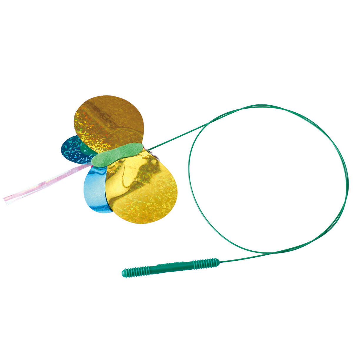 【ペット】じゃれ猫びょーんチョウチョ　