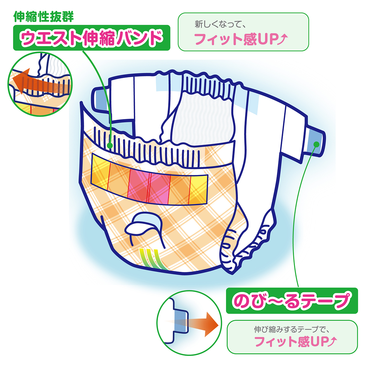 【ペット】マナーおむつのびーるテープＳ　ＪＰ　５７枚