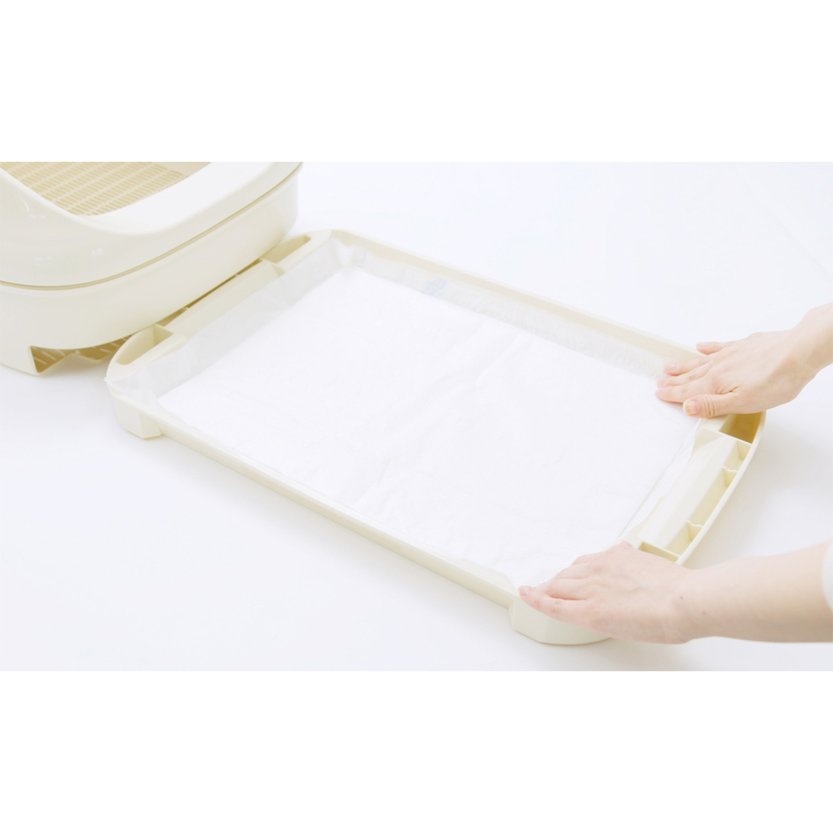 【ペット】ニャンとも清潔トイレ　脱臭・抗菌シート　４枚