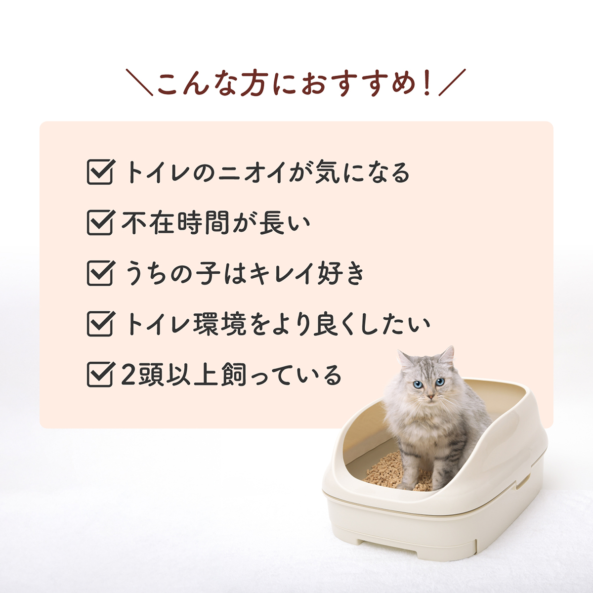 【ペット】ニャンとも清潔トイレ　消臭プロフェッショナル　脱臭・抗菌チップ　大きめの粒　４．４Ｌ