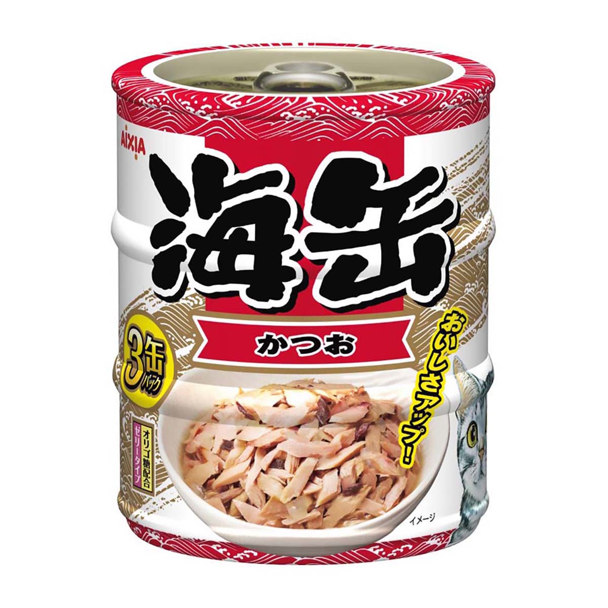 【ペット】海缶ミニ３Ｐ　かつお　６０ｇ×３