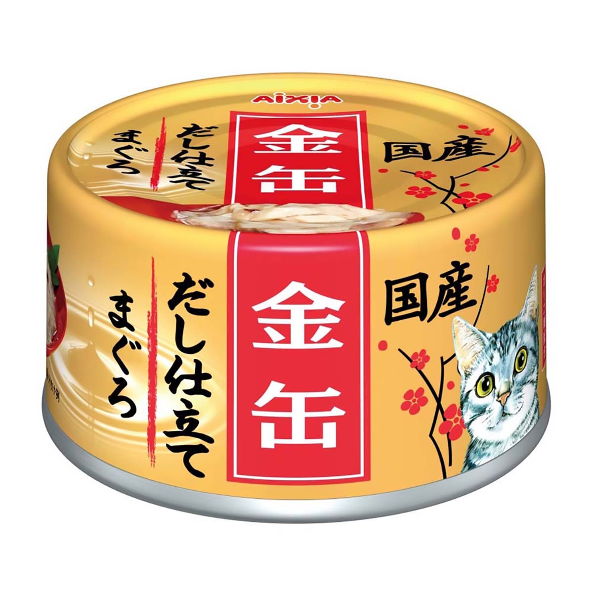【ペット】金缶だし仕立て　まぐろ　７０ｇ