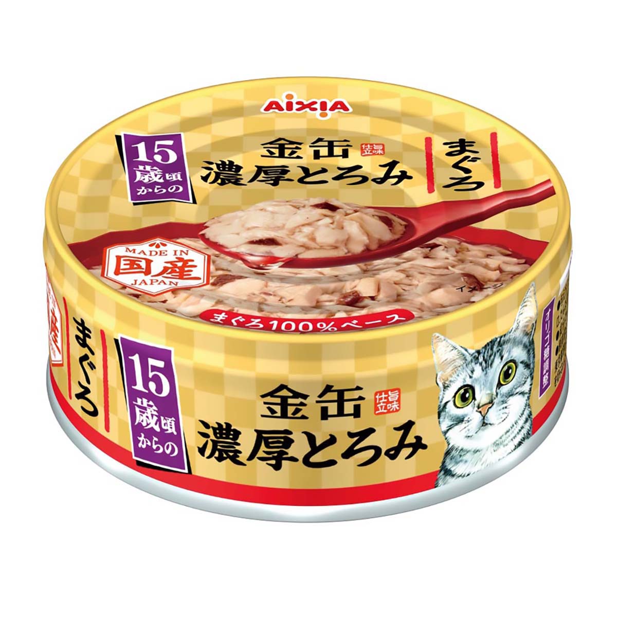 【ペット】金缶濃厚とろみ　１５歳まぐろ　７０ｇ