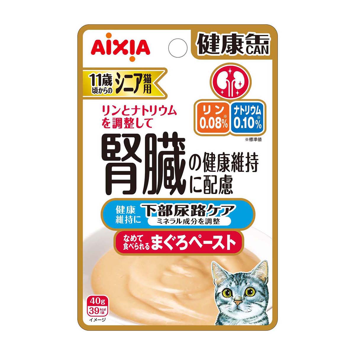 【ペット】健康缶パウチ　シニア猫用下部尿路ケア　４０ｇ