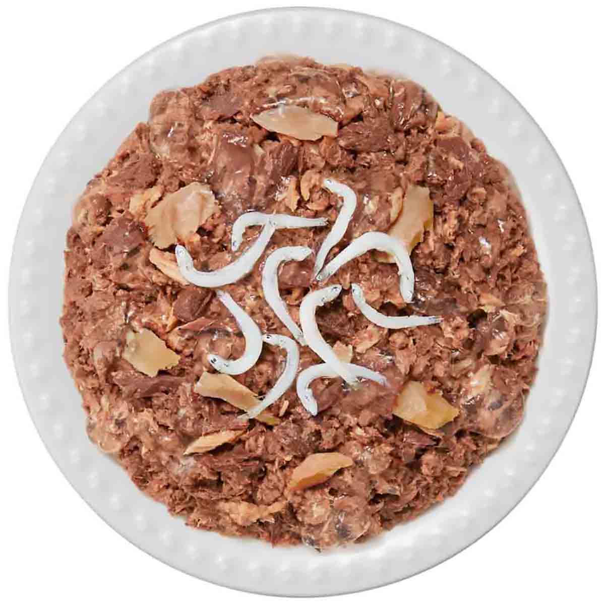 【ペット】黒缶パウチ　しらす入りまぐろとかつお　７０ｇ