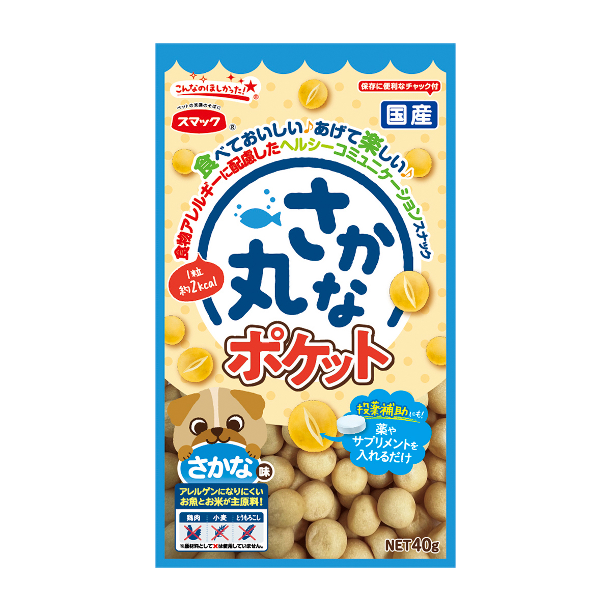 【ペット】さかな丸　ポケットさかな味　４０ｇ