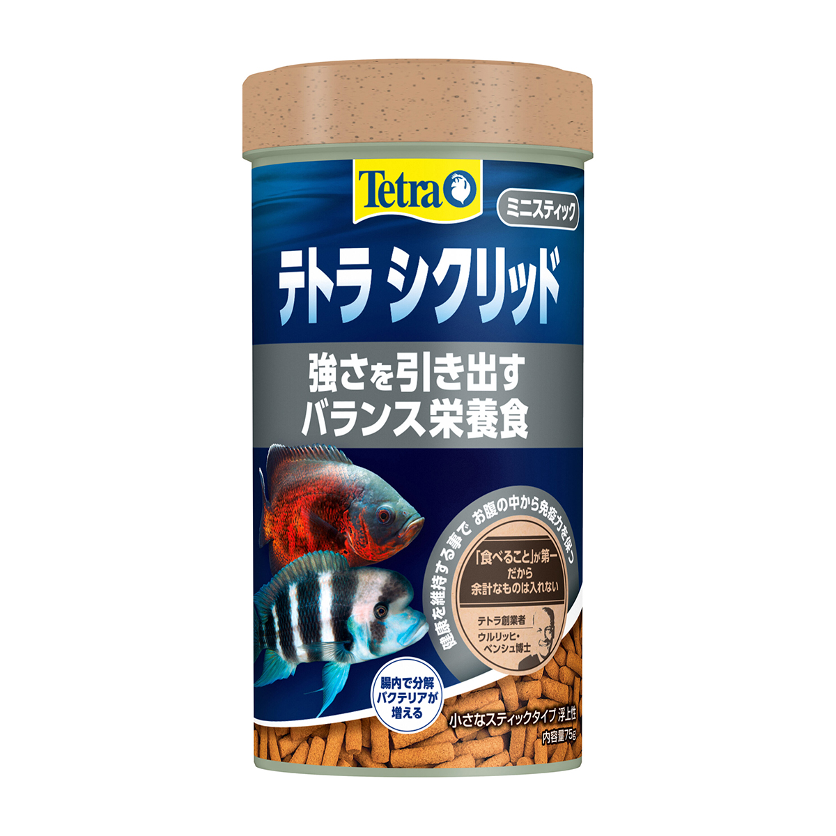 【ペット】テトラ　シクリッド　ミニスティック　７５ｇ