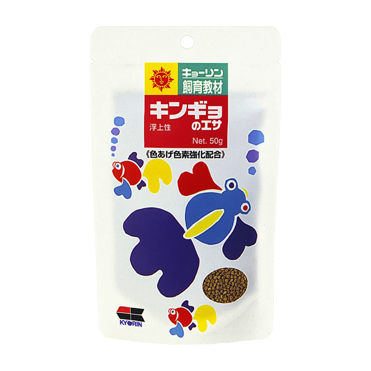 【ペット】キンギョのエサ　５０ｇ