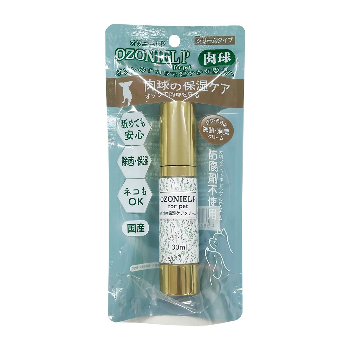 【ペット】ＯＺＯＮＩＥＬ　ｆｏｒ　ｐｅｔオゾニールＰクリームタイプ肉球のお悩みケア　３０ｍｌ