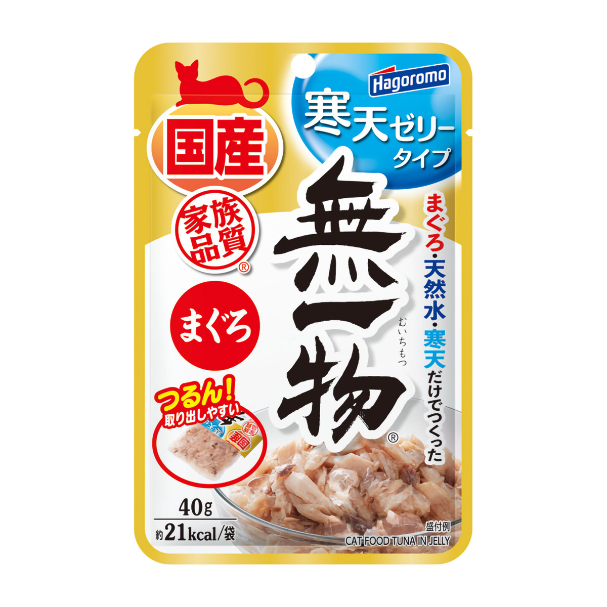 【ペット】無一物パウチ　寒天ゼリーまぐろ　４０ｇ