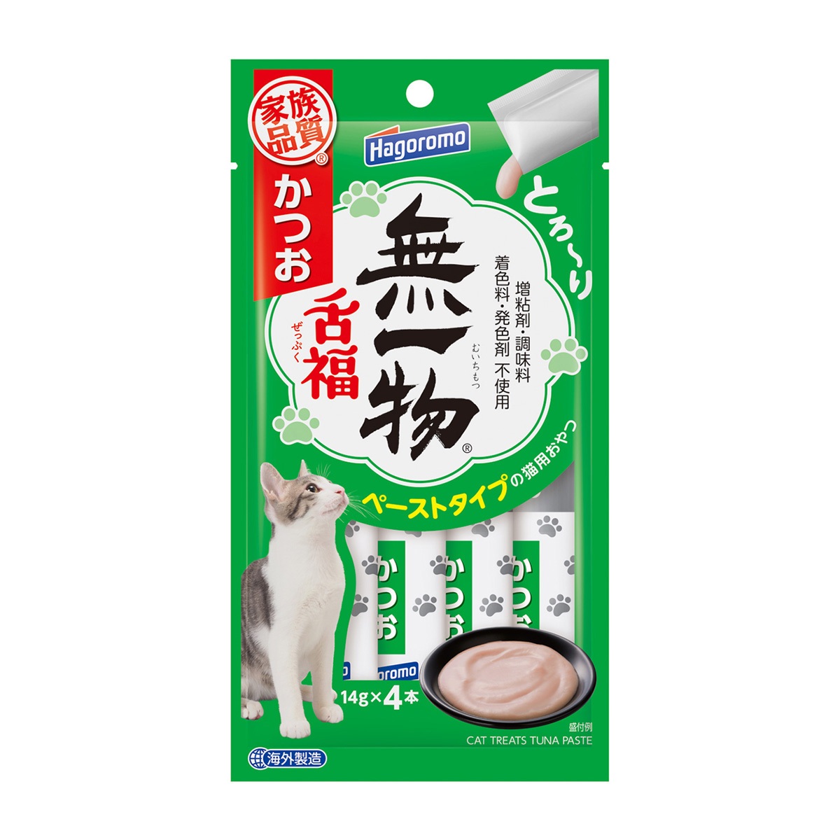 【ペット】無一物舌福かつお　１４ｇ×４本