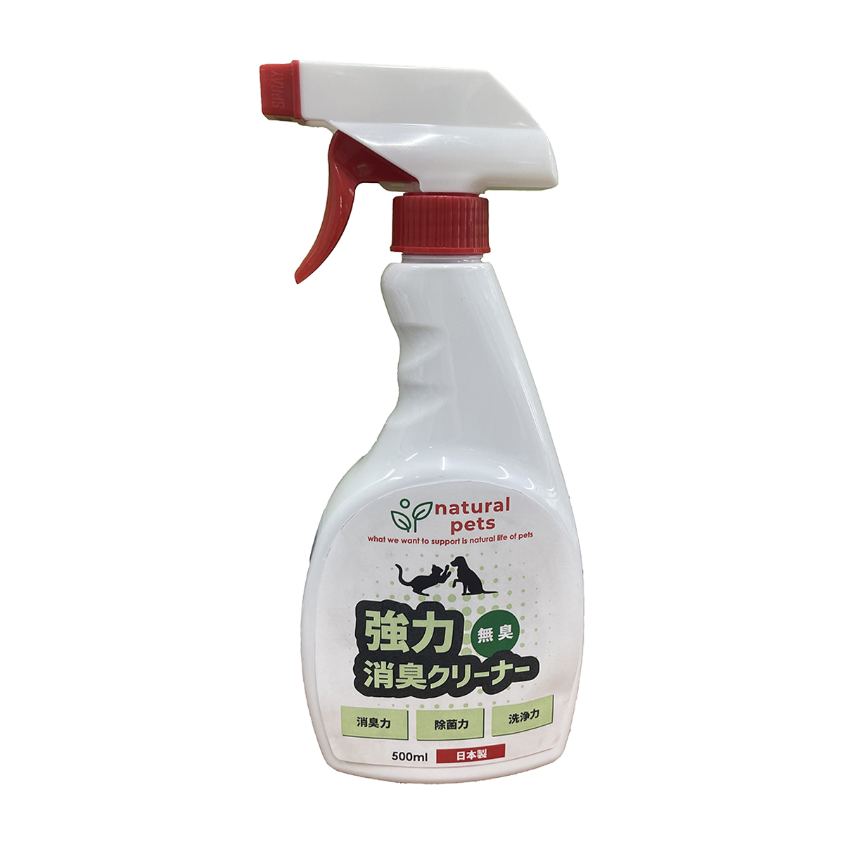 【ペット】シプレールナチュラルペッツ強力消臭クリーナー無香　５００ｍｌ