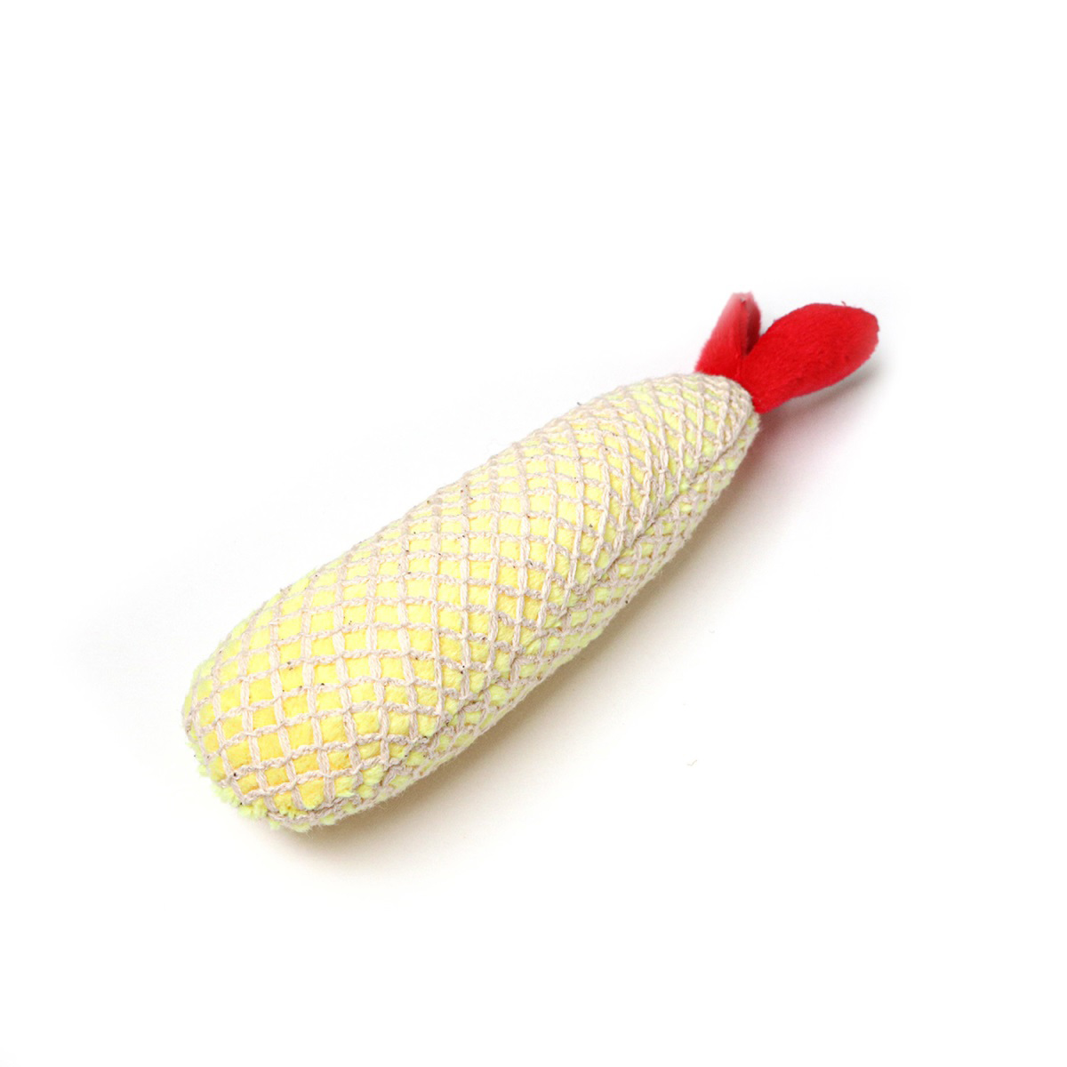 【ペット】にゃんデント　アミメでハミガキ　えびフライ　