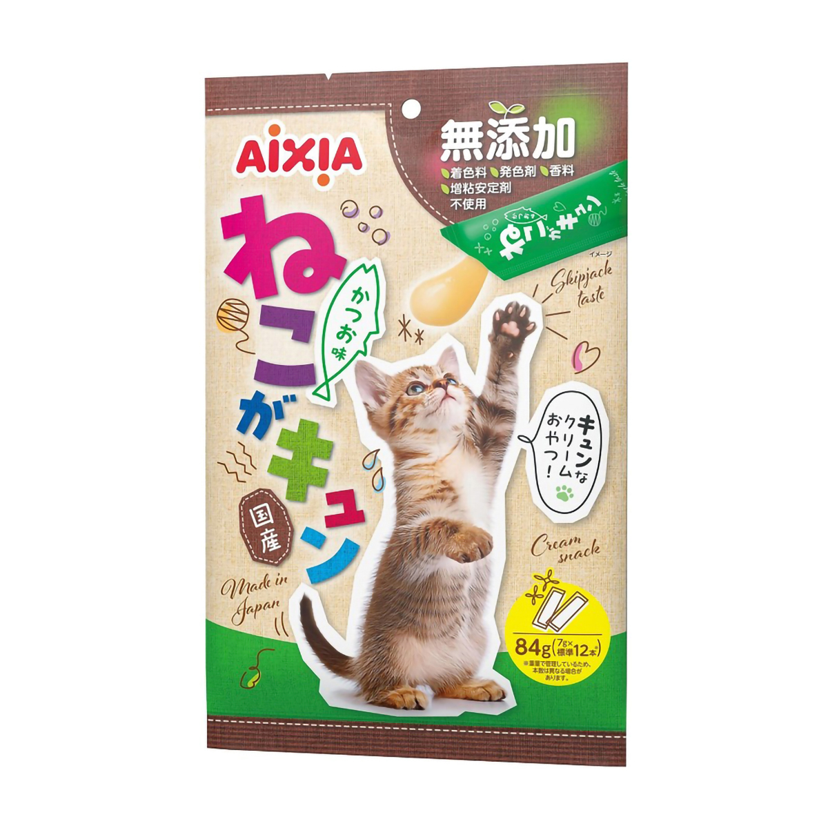 【ペット】ねこがキュン　かつお味　７ｇ×１２