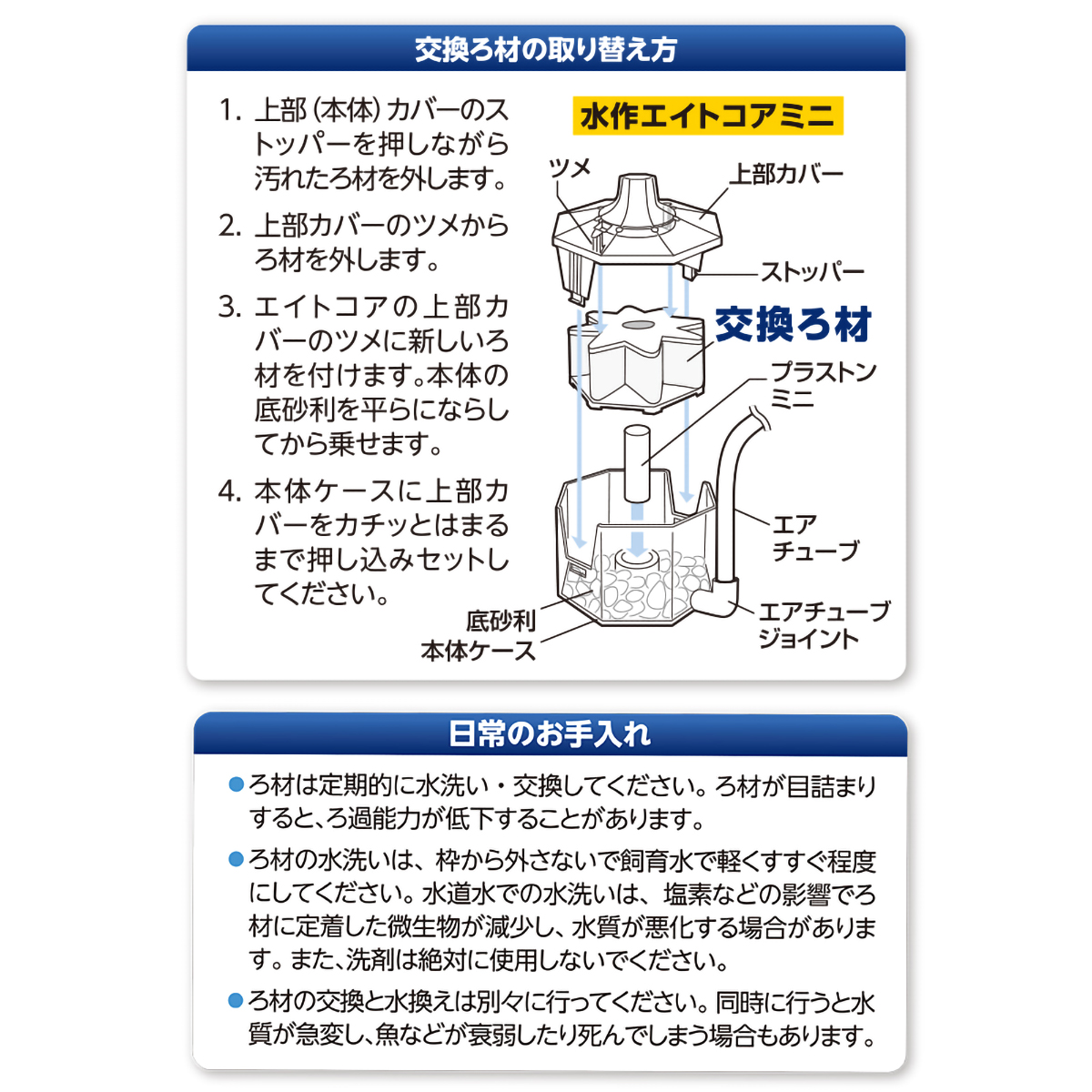 【ペット】エイトコアミニ交換ろ材　３Ｐ