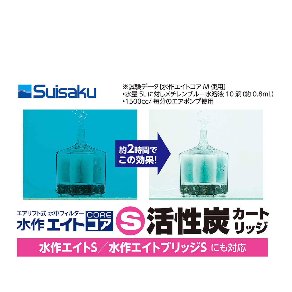 【ペット】エイトコアＳ用活性炭カートリッジ　