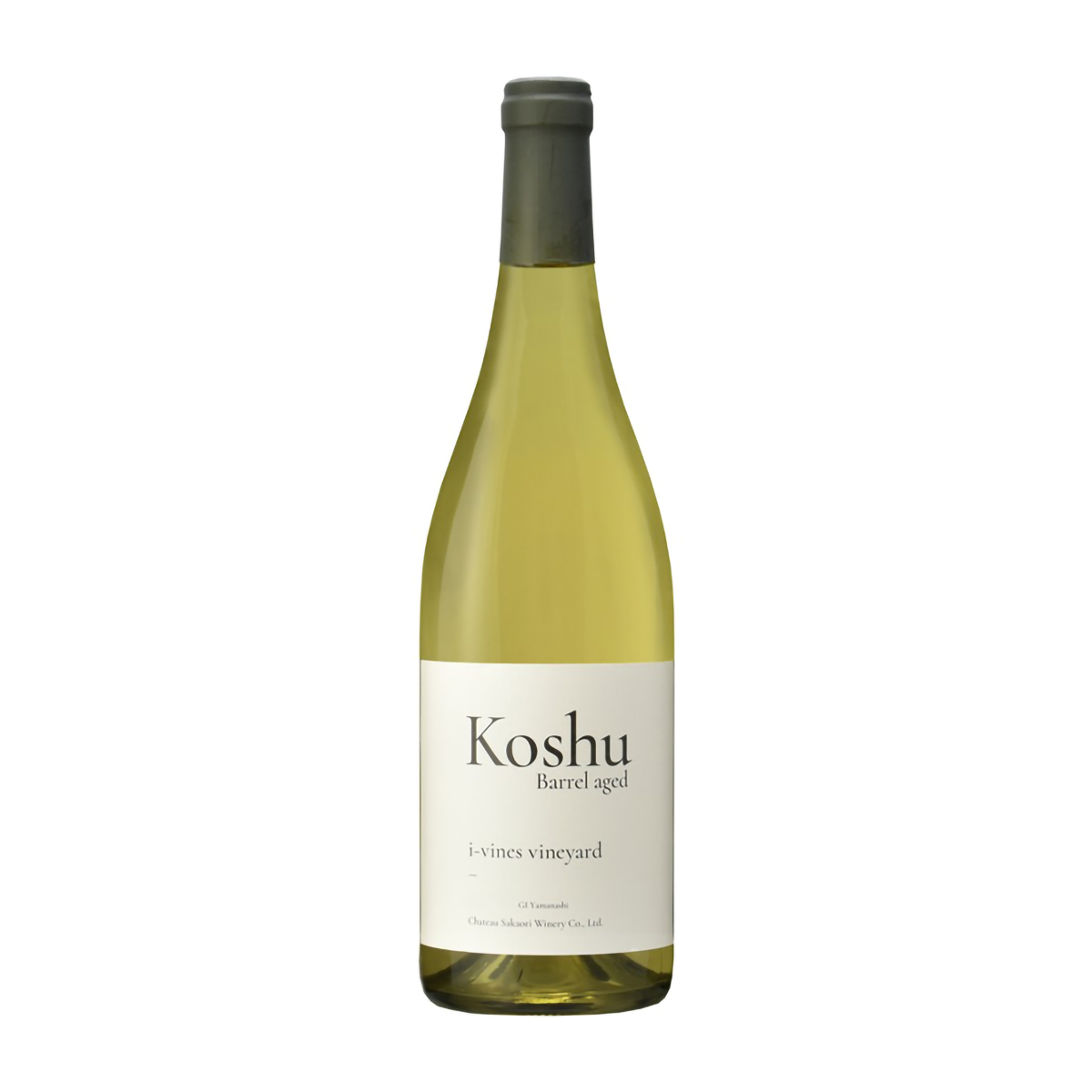 シャトー酒折ワイナリー 甲州 樽熟成 i-vines vineyard  750ml【国産白ワイン　山梨県】