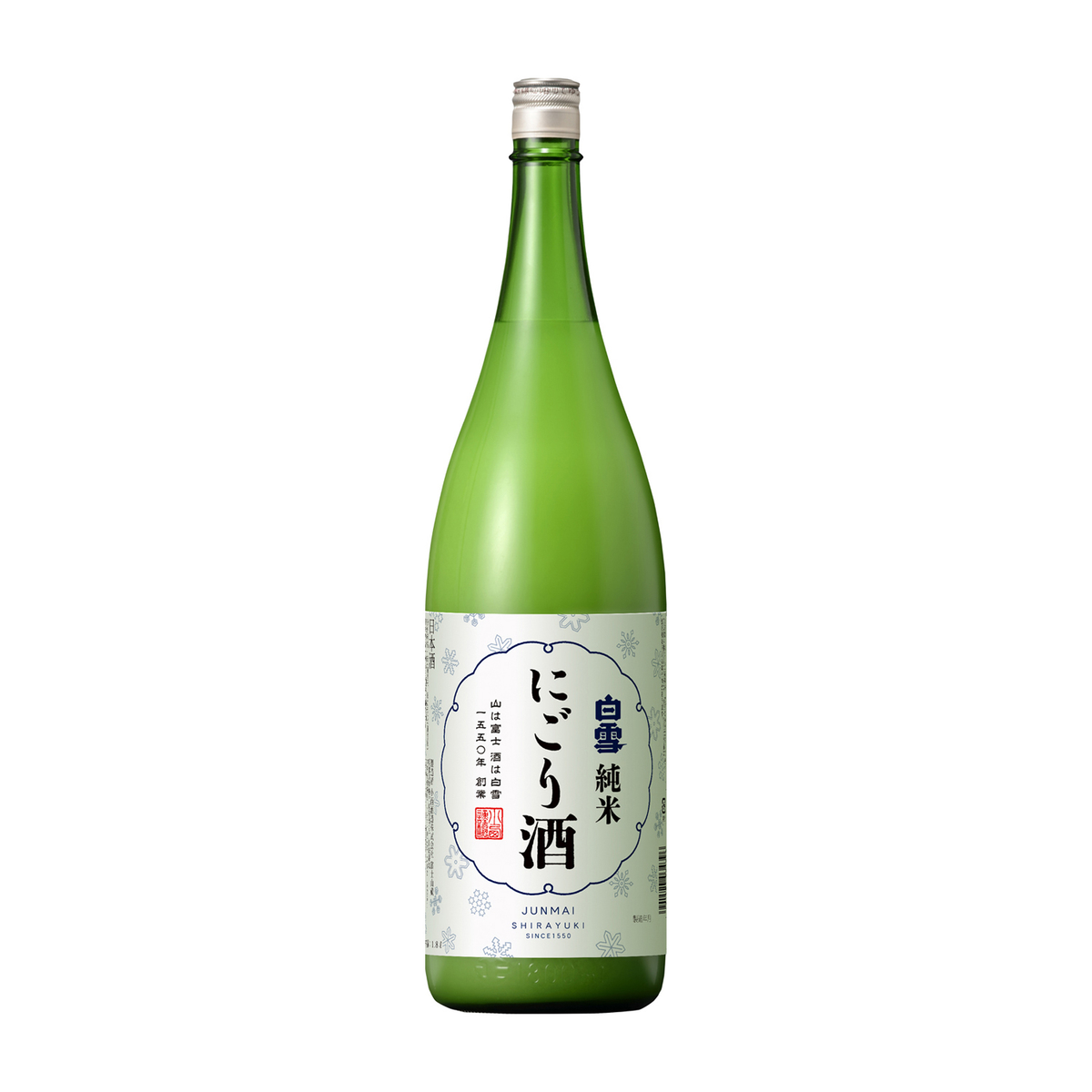 小西酒造 白雪 純米にごり酒 1800ml 【日本酒 兵庫県】 | かぜとゆき