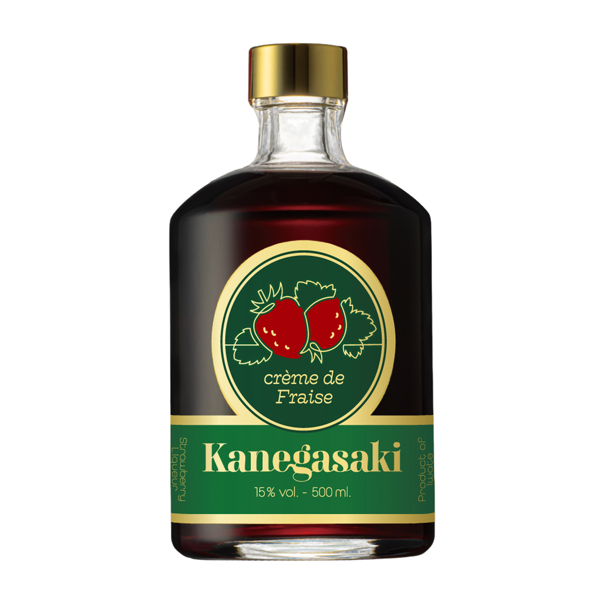 creme de Fraise Kanegasaki 500ml　【リキュール　岩手県】