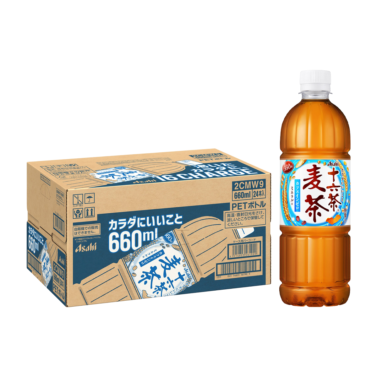十六茶麦茶（ケース）660ml (24本)